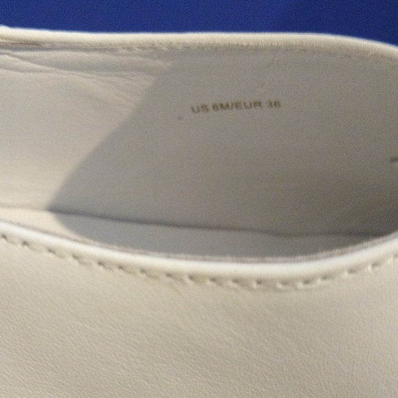 Vince Women's White  Leather Warren Platform Slip On Sneaker Comfort 6 - Picture 3 of 9